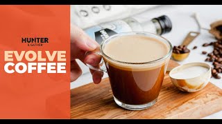 How to make a Keto Diet Bulletproof Evolve coffee with MCT oil amp Collagen protein powder [upl. by Iak1]