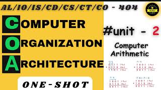 COA UNIT  2  Computer Organization amp Architecture in one shot Hindi 🔥procoderjii rgpv COA [upl. by Buxton]