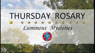 Thursday Rosary • Luminous Mysteries of the Rosary 💚 September 26 2024 VIRTUAL ROSARY  MEDITATION [upl. by Aubyn76]