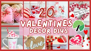 20 DOLLAR TREE VALENTINES DAY DIYS 2023 l VALENTINES CRAFTING DIY IDEAS l HACKS YOU MUST TRY 2024 [upl. by Aninotna]