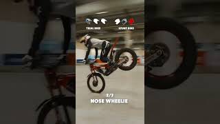 Stunt Bike vs Trial Bike💥viralvideo youtubeshorts shorts [upl. by Aviv]