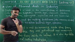 Acids Bases and Salts  Lecture  09  Class 10th CBSE  acidsbasesandsalts [upl. by Ellienad]