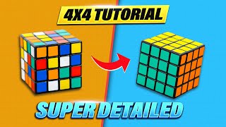 Easiest Tutorial How to Solve the 4x4 Rubiks Cube The Rubiks Revenge [upl. by Kelly]