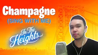 Champagne Usnavi Part Karaoke In The Heights  DuetReady You Sing as Vanessa [upl. by Negaet]