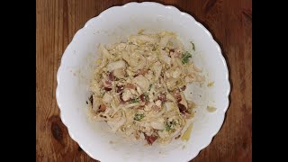 Salade dendives fromage frais et lardons [upl. by Vanessa]