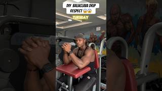 Weekly Balaclava drips at the gym amapiano music afrobeats shorts balaclava motivation [upl. by Clarise]