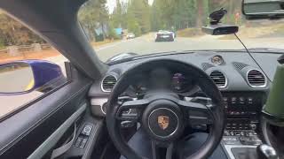 Porsche 718 GT4 CHASING POV McLaren Artura  GT3 [upl. by Ynot]