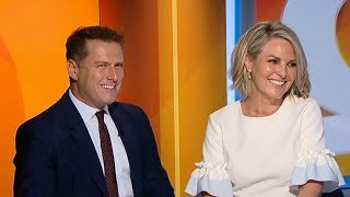 Karl Stefanovic and Georgie Gardner chat about being cohosts in 2018 [upl. by Kiona]