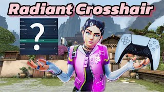 THE BEST CROSSHAIR TO USE IN VALORANT CONSOLE [upl. by Quin574]