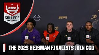 The 2023 Heisman Trophy finalists give a deep dive into their seasons on College GameDay 👏 [upl. by Sacttler874]