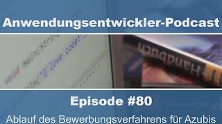 Ablauf des Bewerbungsverfahrens für Fachinformatiker Anwendungsentwicklung [upl. by Attenweiler]