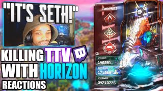 1 Horizon Killing STREAMERS w Reactions in Apex Legends 21 [upl. by Lezti]