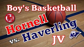 Hornell Red Raiders JV vs Haverling Rams JV Boys Basketball [upl. by Cohleen]