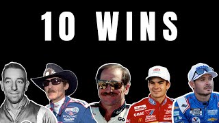 Every NASCAR Cup Series Driver to Win 10 or More Races in a Single Season [upl. by Ennovahs]