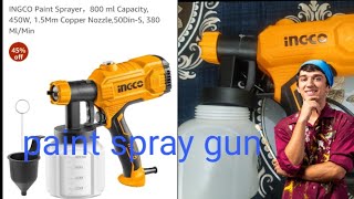 Amazon Ingco Paint Sprayer  Ingco 👍 Paint Spray Gun [upl. by Keavy]