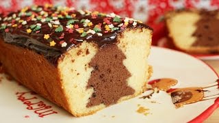 PLUMCAKE CON SORPRESA DI NATALE  ricetta facile  plumcake with surprise [upl. by Anahir]