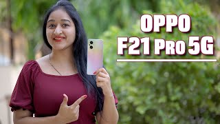 OPPO F21 Pro 5G  Unboxing amp Quick Review in HINDI  RETAIL UNIT [upl. by Waldman]