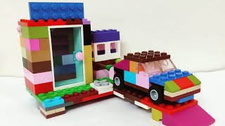 A car with a charging station by Lego Classic 10692 [upl. by Chadd]