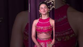 Alia Bhatt arriving for Manish Malhotras Diwali Bash aliabhatt alia [upl. by Lovich]