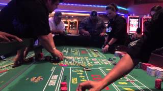 Live Casino Craps Game 3 Card Craps [upl. by Hisbe387]