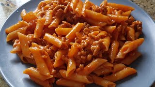 RECETA MACARRONES CON TOMATE RIQUÌSIMOS Y JUGOSÌSIMOS [upl. by Dyann401]