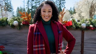 Tamera Mowry Calls Scouting for Christmas a beautiful Example� for Working Moms [upl. by Neelyt210]