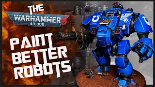 Warhammer Redemptor Dreadnaught is Not a Robot  How To Paint Ultramarines  Groundeffectedcom [upl. by Kahlil]