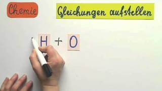 Gleichungen aufstellen in Chemie [upl. by Annonyw236]