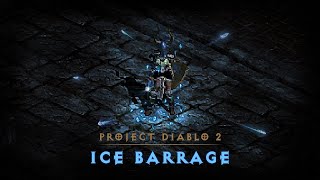 PD2 S9 Ice Barrage Sorceress showcase maps ubers dclone [upl. by Lemon]