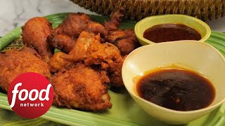 Ultimate Korean Fried Chicken HowTo  The Kitchen  Food Network [upl. by Heida267]