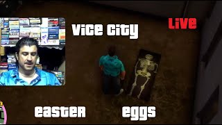 Exploring Easter Eggs in Vice City by Tommy Vice livestream [upl. by Alcina]