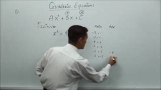 Quadratic Equations 1 Part A [upl. by Apfelstadt]