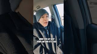 Getting In COLD CAR ytshorts cold trending relatable comedyvideos [upl. by Monroe]