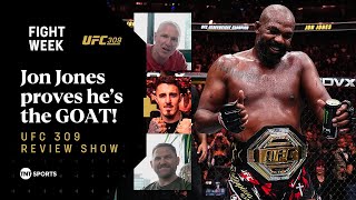 THE GOAT 🐐 Jon Jones Channels Bruce Lee To Retire Stipe UFC309 Review Show with Tom Aspinall 🍿 [upl. by Jones]