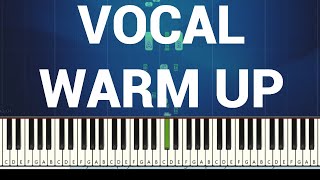 ♬ VOCAL WARM UPS 1 3 OCTAVES MAJOR SCALES ♬ [upl. by Brynna]