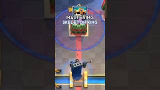 Mastering skeleton king 👑 clashroyale [upl. by Imailiv]