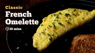 French Omelette  Omelette Recipes  Brunch Recipe  Breakfast Recipes  10 minutes Recipes  Cookd [upl. by Joselow]