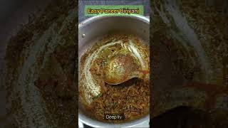 quotEasy Panneer Biriyaniquotbiriyani biriyanilove panneer panneertikka cook cooking instagood [upl. by Slater]