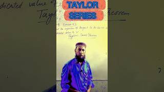 TAYLOR SERIES statsmaths2619 maths taylorseries mathstricks [upl. by Akli284]