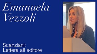 Emanuela Vezzoli lettera di Scanziani al suo editore [upl. by Talanian421]