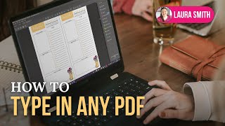 How to Type in any PDF [upl. by Ycniuqed555]