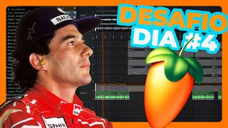 Dia 4  Beat SENNA TRAP Sampleado no FL Studio 24  Desafio Fazendo BEAT TODO DIA [upl. by Otero]