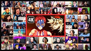 🔥🔥 50 Reactors Demon Slayer Season 3 Episode 1 Mega Reaction Mashup  Kimetsu No Yaiba Season 3 [upl. by Moria]