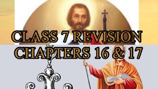 OSSAE CLASS 7 REVISION 16 amp 17 [upl. by Nylirrehs]