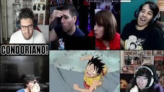 Luffy vs Garp Reaccion  One Piece Episodio 479 Reaction Mashup [upl. by Bang486]