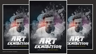 Creative and Artistic Poster Photoshop Tutorial [upl. by Ahsil]