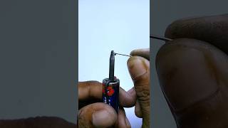 make soldering iron with pencil battery short shorts solderingiron [upl. by Eetsirhc]