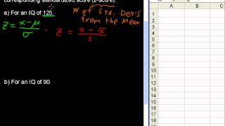 How to Convert to a Standard Normal Distribution  Business Statistics Tips [upl. by Damas]