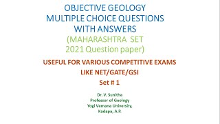 Maharastra SET 2021 MCQ Set 1 [upl. by Ssew]