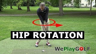 This is how you get perfect hip rotation through impact in your golf swing [upl. by Enisaj]